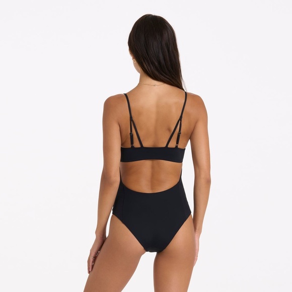 Vuori Swim Nwt Vuori Dune One Piece Swimsuit Size Small In Black
